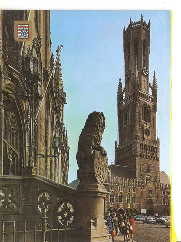 Postal 038554 : Brugge. Hall and Belfry
