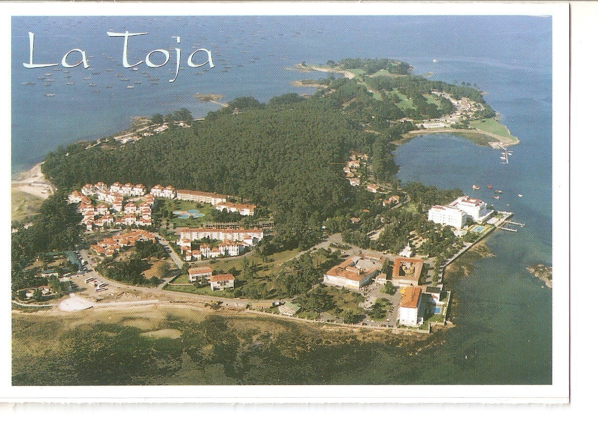 Postal 038581 : La Toja (Pontevedra). Vista aerea