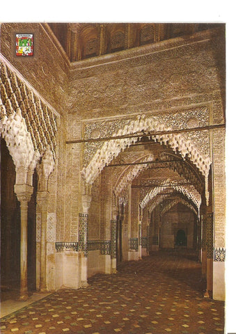 Postal 038593 : Granada. La Alhambra Sala de los Reyes