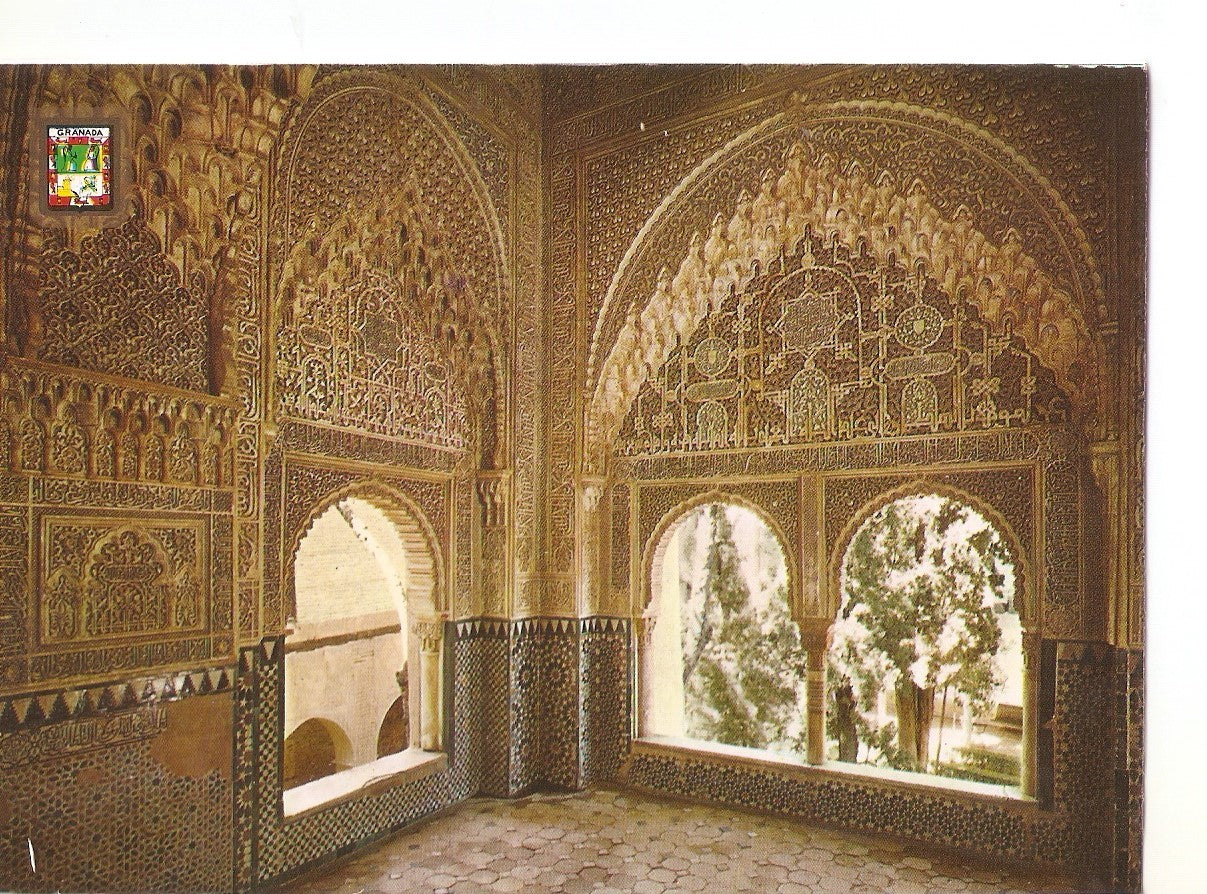 Postal 038594 : Granada. La Alhambra Mirador de Lindaraja