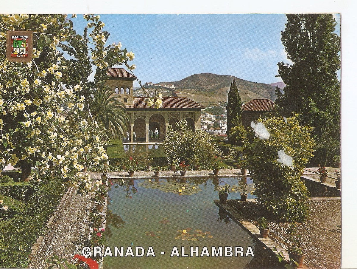 Postal 038599 : Granada. La Alhambra Jardin del Partal