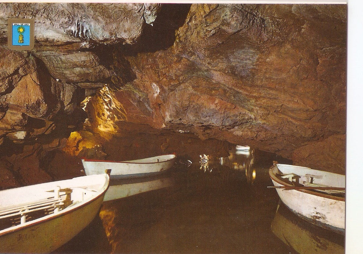 Postal 038616 : Vall de Uxo (Castellon). Gruta de San Jose. Rio navegable