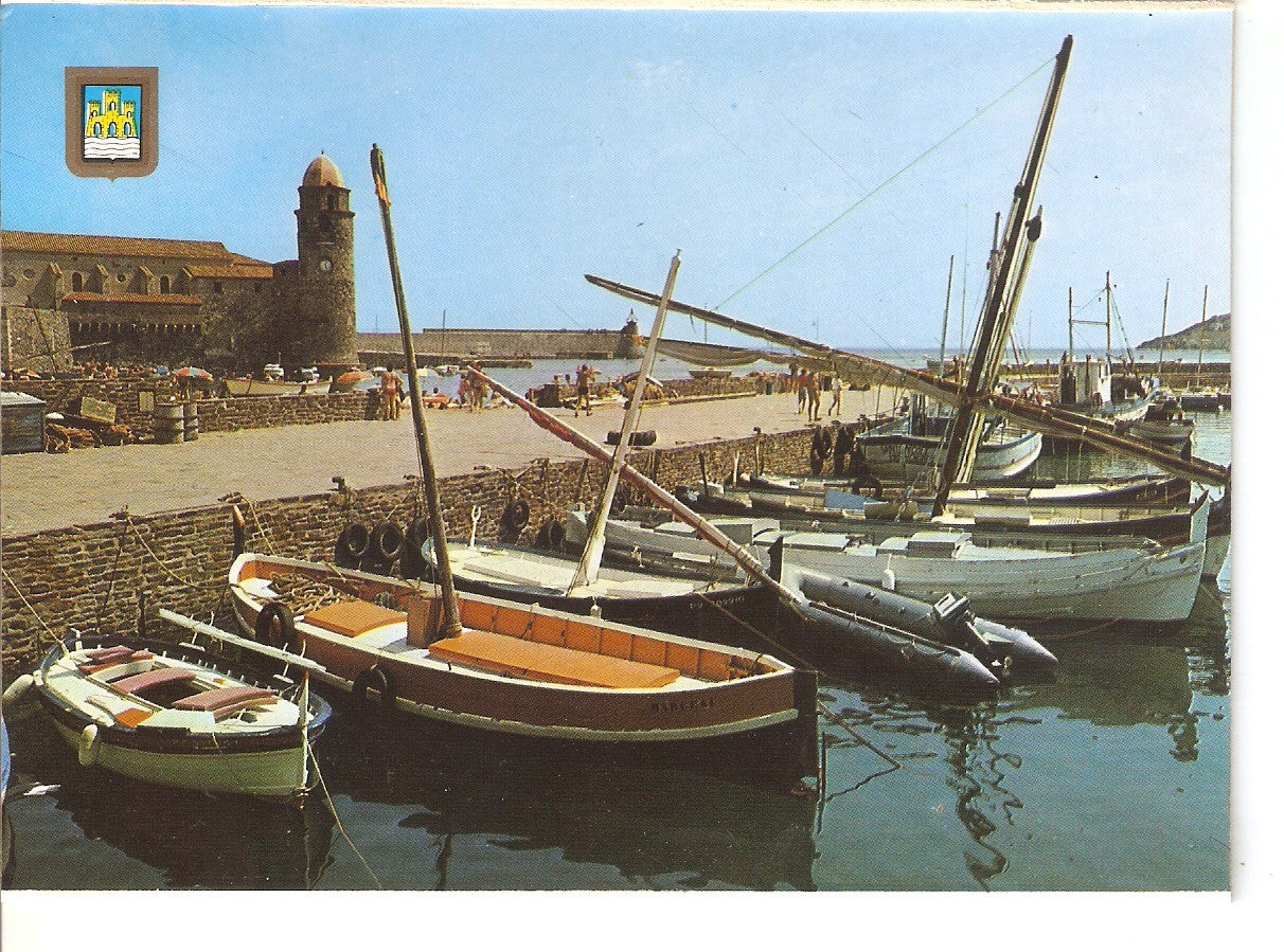 Postal 038625 : Le port et le clocher