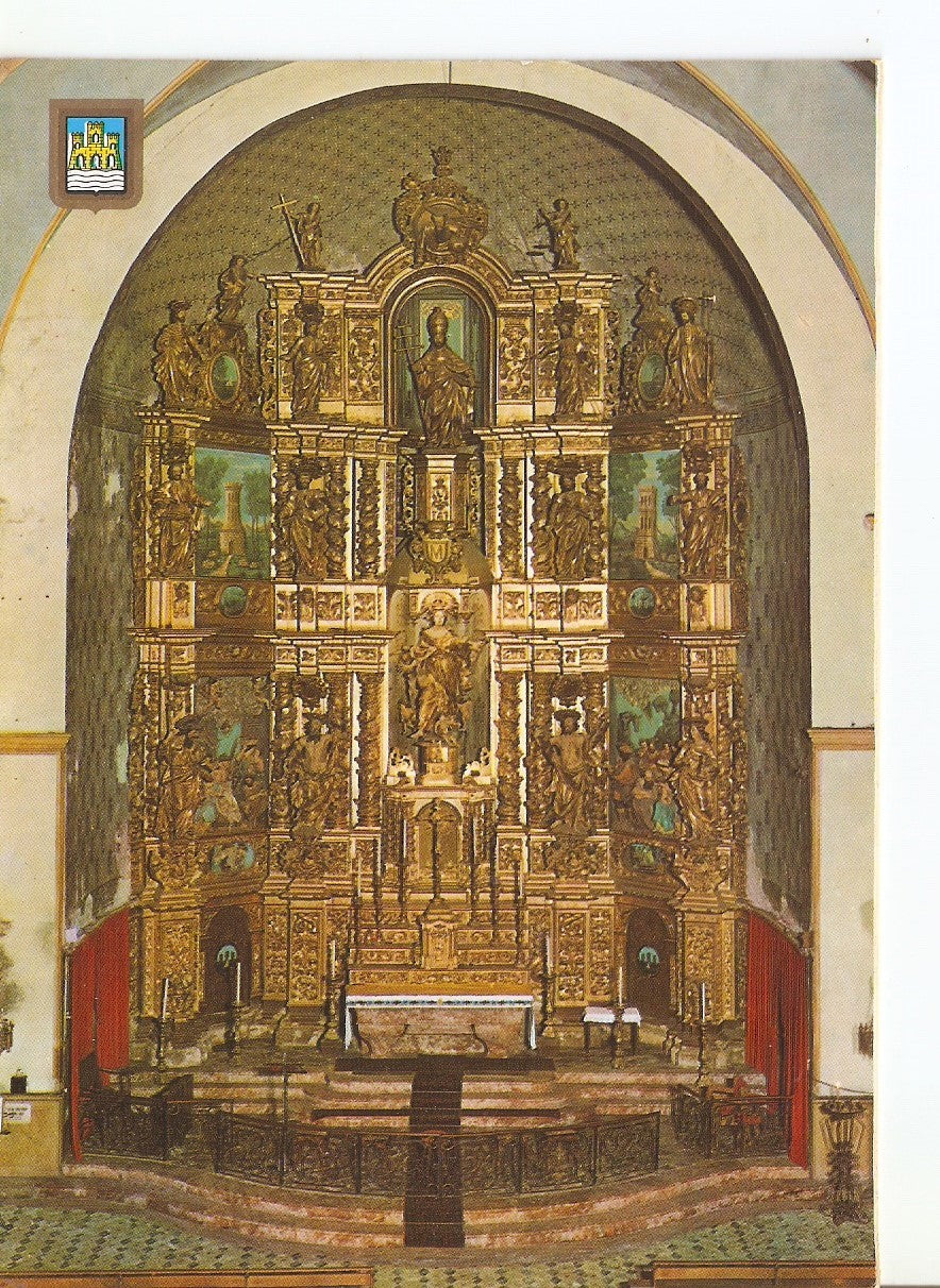 Postal 038628 : Le Retable en bois dore (fin du XVIIeme siecle)