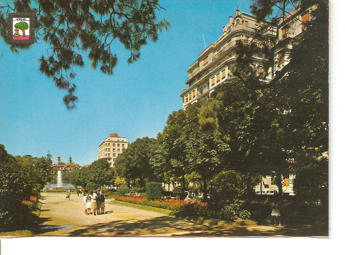 Postal 038632 : La Coruña. Plaza de Compostela