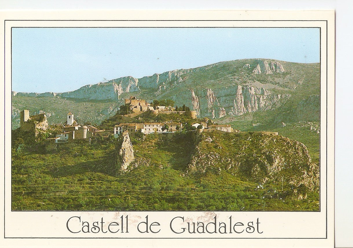 Postal 038667 : Castell de Guadalest (Alicante). Vista parcial