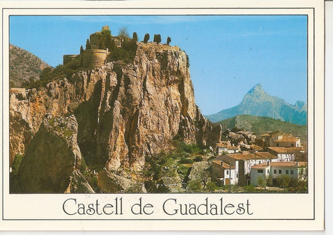 Postal 038668 : Castell de Guadalest (Alicante). Vista parcial