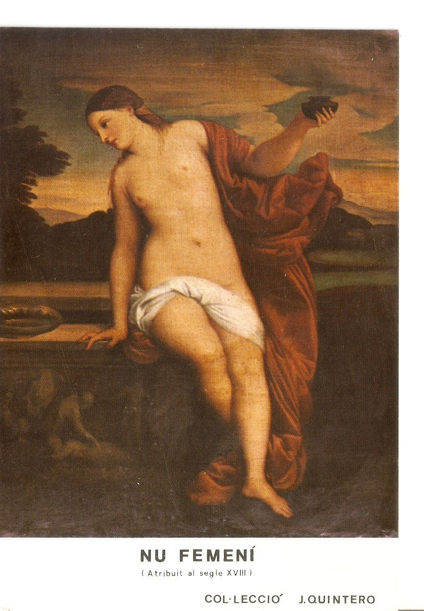 Postal 038682 : Un Femeni (Atribuit al segle XVIII)