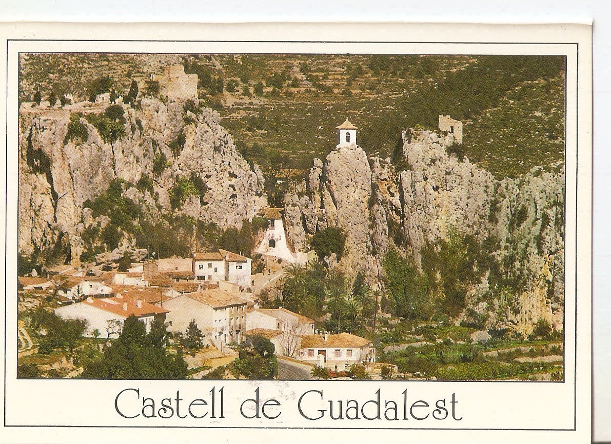 Postal 038713 : Castell de Guadalest (Alicante). Vista general