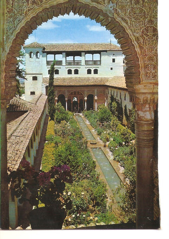 Postal 038716 : Granada. Generalife. Patio de la Acequia