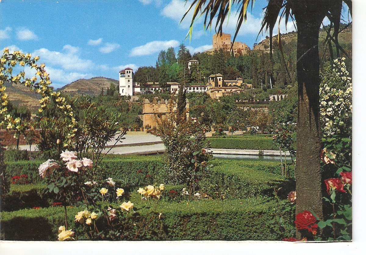 Postal 038718 : Granada. Generalife. Vista desde el Partal