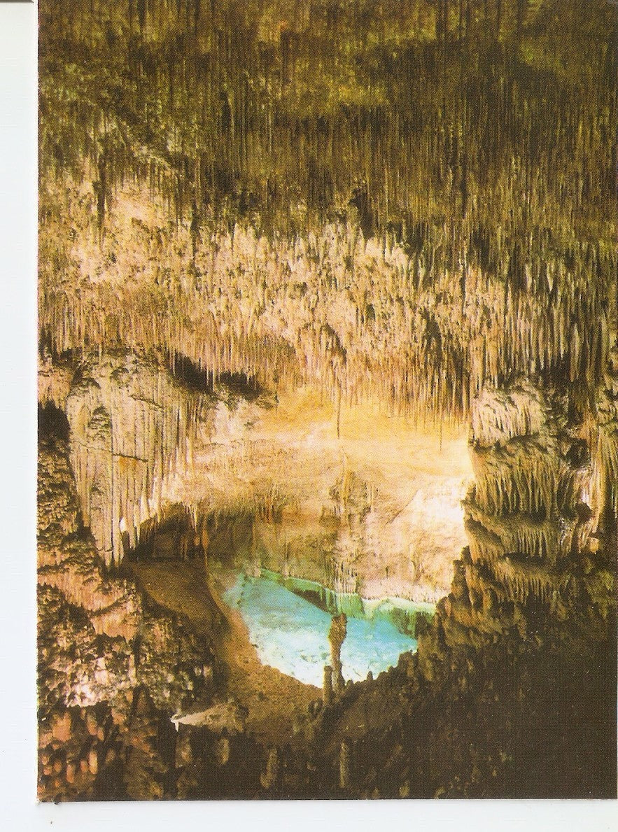 Postal 038726 : Cuevas del Drach. Porto Cristo - Mallorca. Pequeña Playa