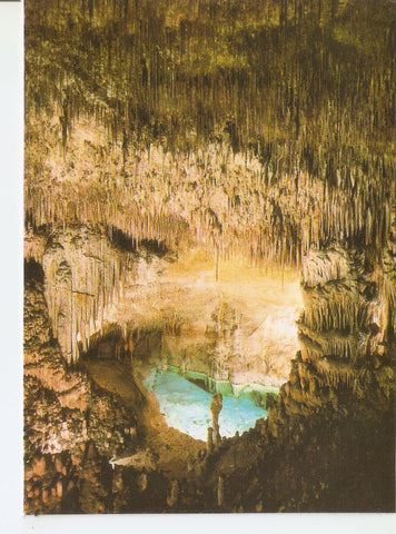 Postal 038726 : Cuevas del Drach. Porto Cristo - Mallorca. Pequeña Playa