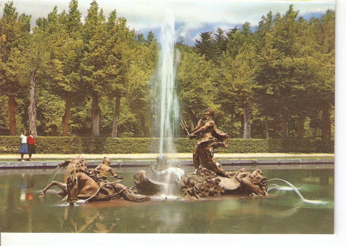Postal 038741 : La Granja de San Ildefonso (Segovia). Fuente La Carrera de Caballos