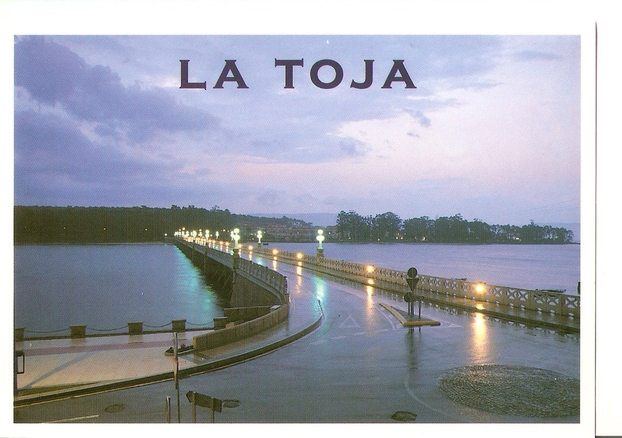 Postal 038752 : La Toja (Pontevedra). Puente