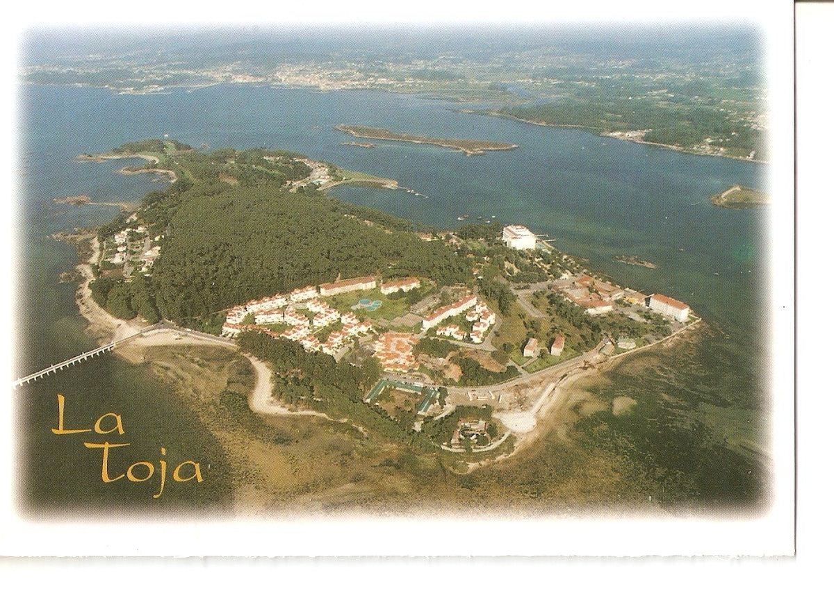 Postal 038756 : La Toja (Pontevedra). Vista aerea