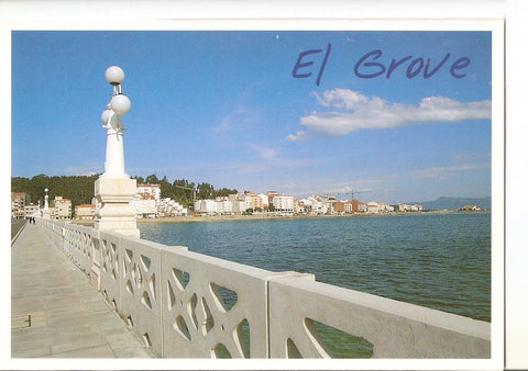 Postal 038758 : El grove (Pontevedra). Puente de La Toja