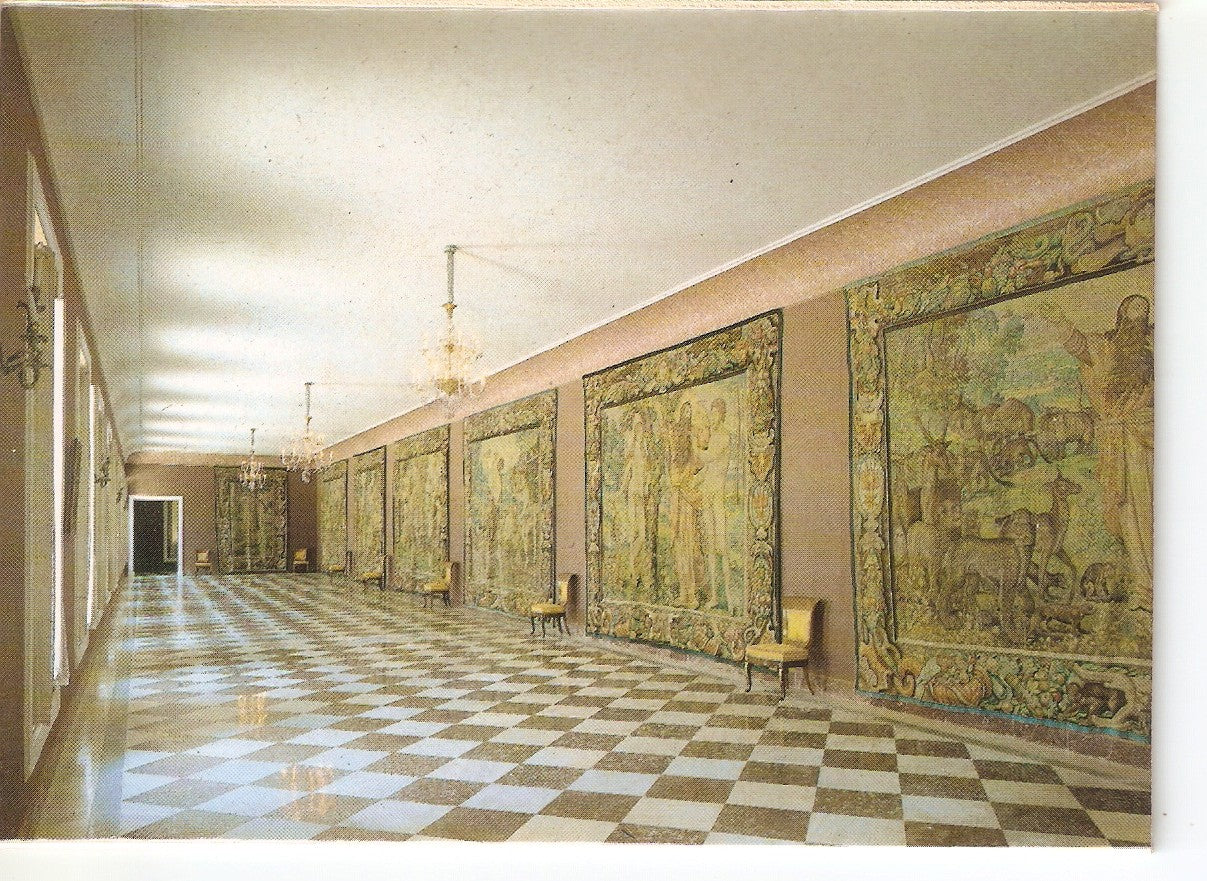 Postal 038768 : Palacio Real de la Granja. Sala de la Cracion. Museo de Tapices
