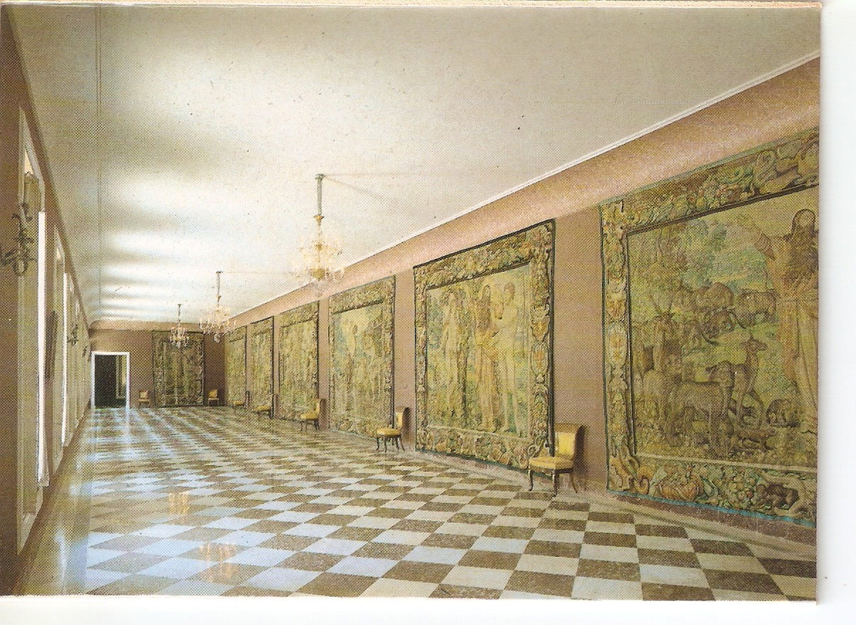 Postal 038768 : Palacio Real de la Granja. Sala de la Cracion. Museo de Tapices