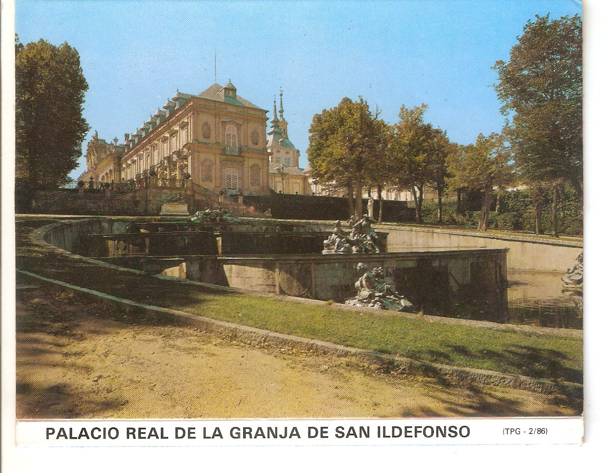 Postal 038773 : Palacio Real de la Granja. Fuente de la Selva