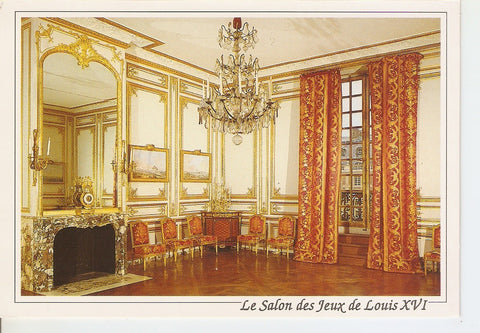 Postal 038781 : Versailles (Yvelines). Les Cabines interieurs du Roi Salon des Jeux de Louis XVI