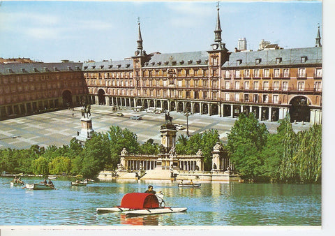 Postal 038791 : Madrid. Plaza Mayor - Estanque del Retiro