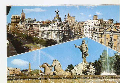 Postal 038800 : Madrid. Fuente de Neptuno