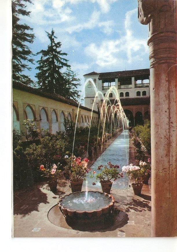 Postal 038804 : Granada Generalife. Patio de la Acequia
