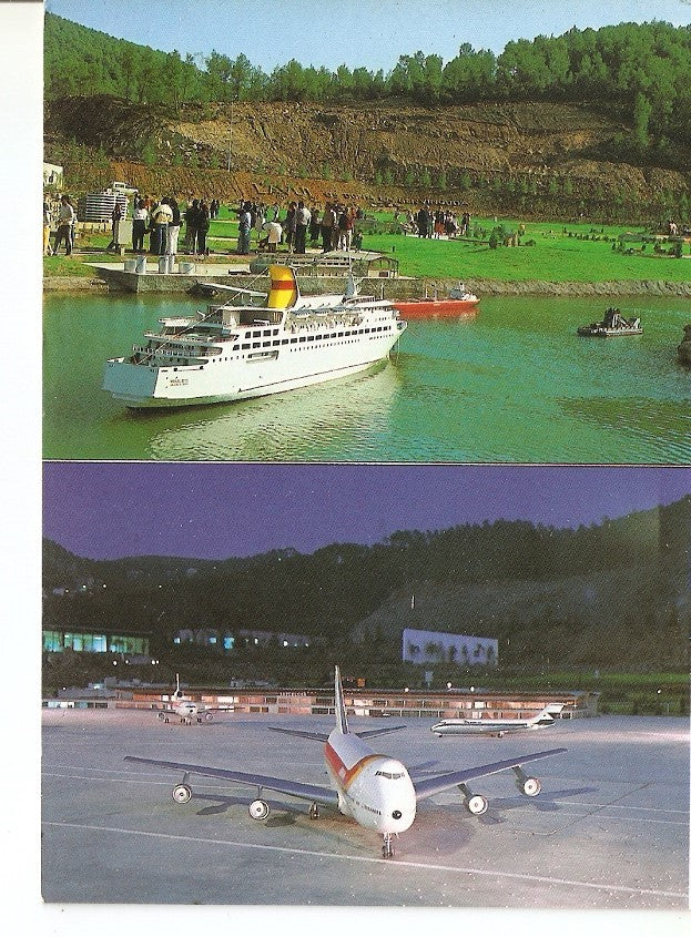Postal 038813 : Aeroport de Barcelona i Ferry
