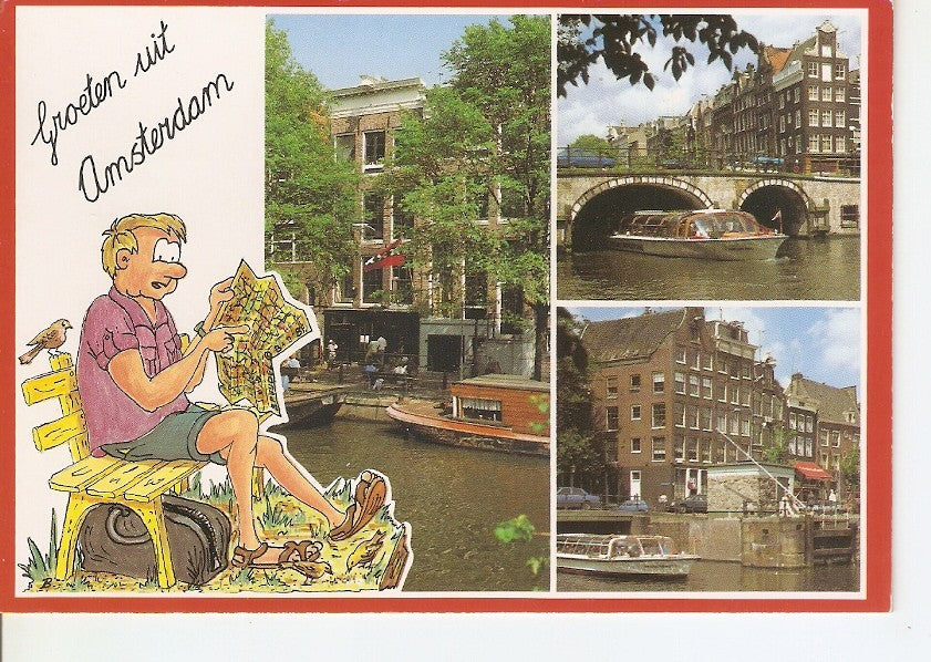 Postal 038825 : Groeten uit Amsterdam