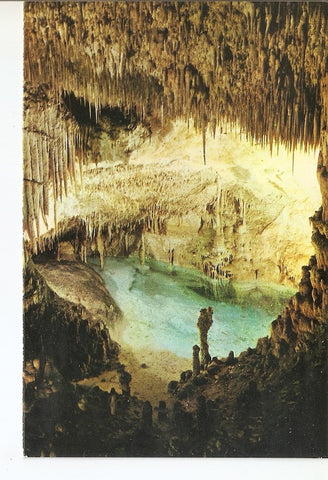 Postal 038828 : Cuevas del Drach. Porto Cristo - Mallorca. Pequeña Playa