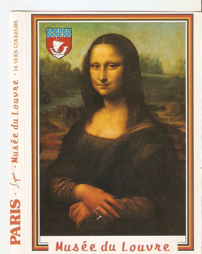 Postal 038852 : Paris. Musee du Louvre. Leonard de Vinci - La Joconde