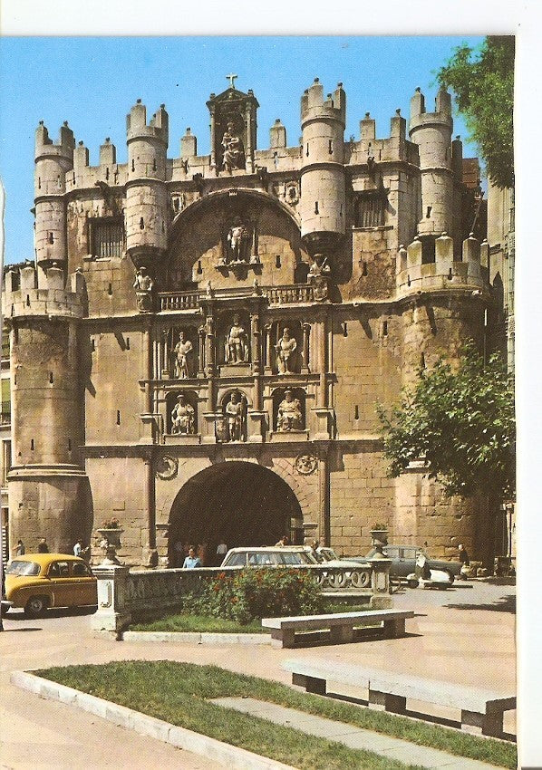 Postal 038853 : Burgos. Arco de Santa Maria