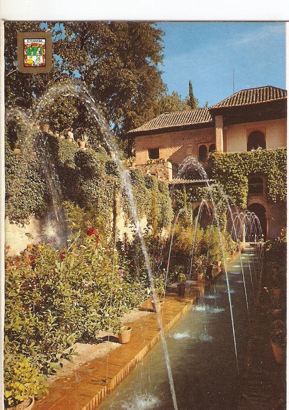 Postal 038860 : Granada. Generalife. Patio de los Surtidores