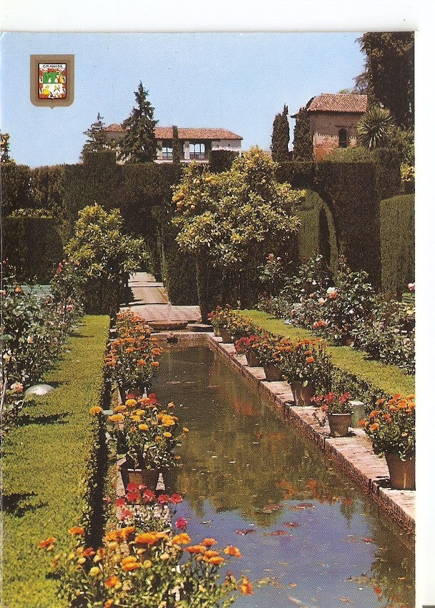 Postal 038861 : Granada. Generalife. Jardines