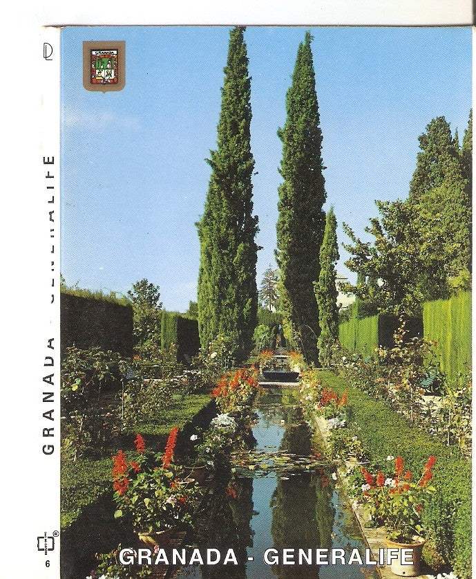 Postal 038864 : Granada. Generalife. Fuentes y Jardines