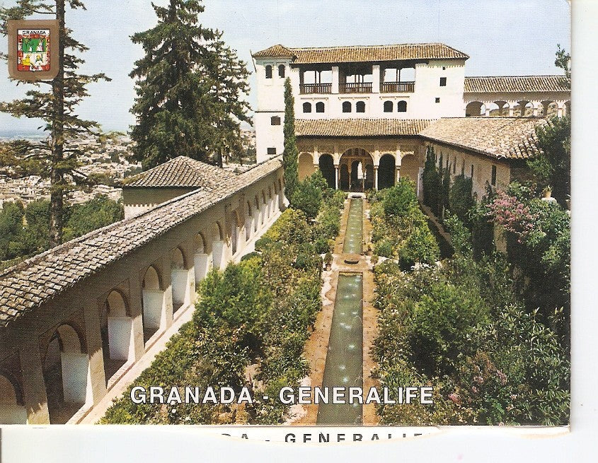 Postal 038865 : Granada. Generalife. Patio de la Acequia