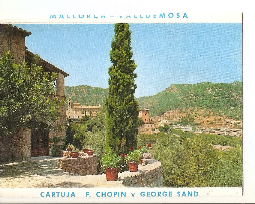 Postal 038869 : Mallorca - Valldemosa. La Cartuja desde el Olivaret