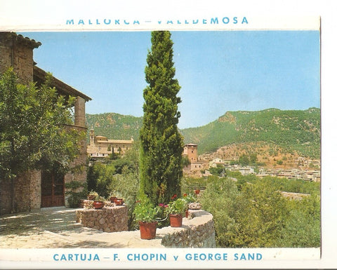 Postal 038869 : Mallorca - Valldemosa. La Cartuja desde el Olivaret