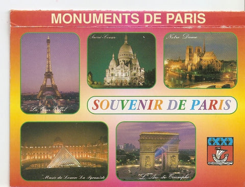 Postal 038875 : Paris la nuit