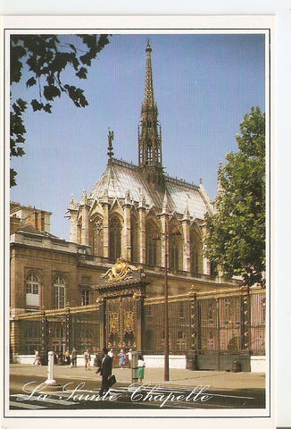 Postal 038884 : Paris au crepuscule. Musee du Louvre. La Pyramide