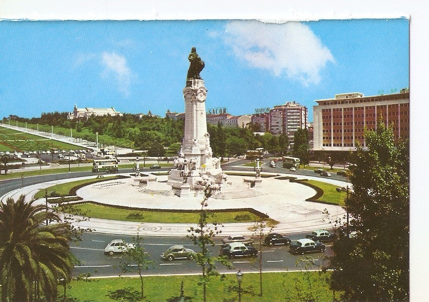 Postal 038899 : Lisboa (Portugal). Place du Marquis de Pombal