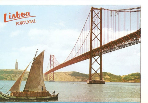 Postal 038905 : Lisboa (Portugal). Ponte sobre o Tejo