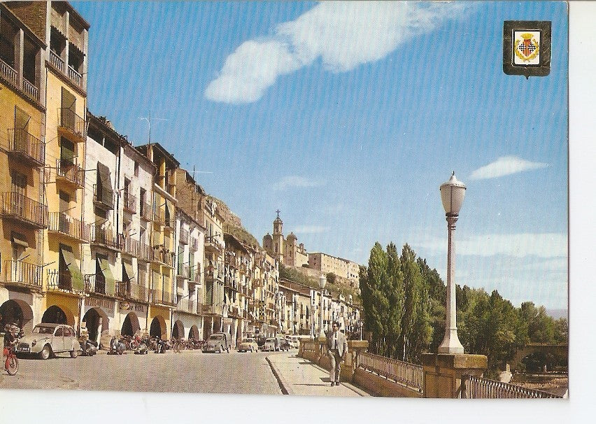 Postal 038917 : Balaguer (Lerida). Rio Segre calle del Puente