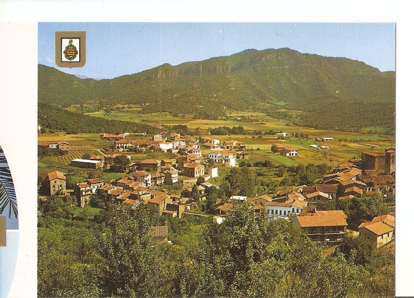 Postal 038928 : Santa Pau (Girona). Vista general