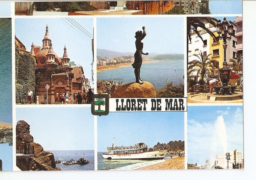 Postal 038929 : Lloret de Mar (Costa Brava). Diversos aspectos