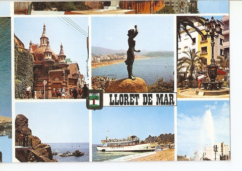 Postal 038929 : Lloret de Mar (Costa Brava). Diversos aspectos