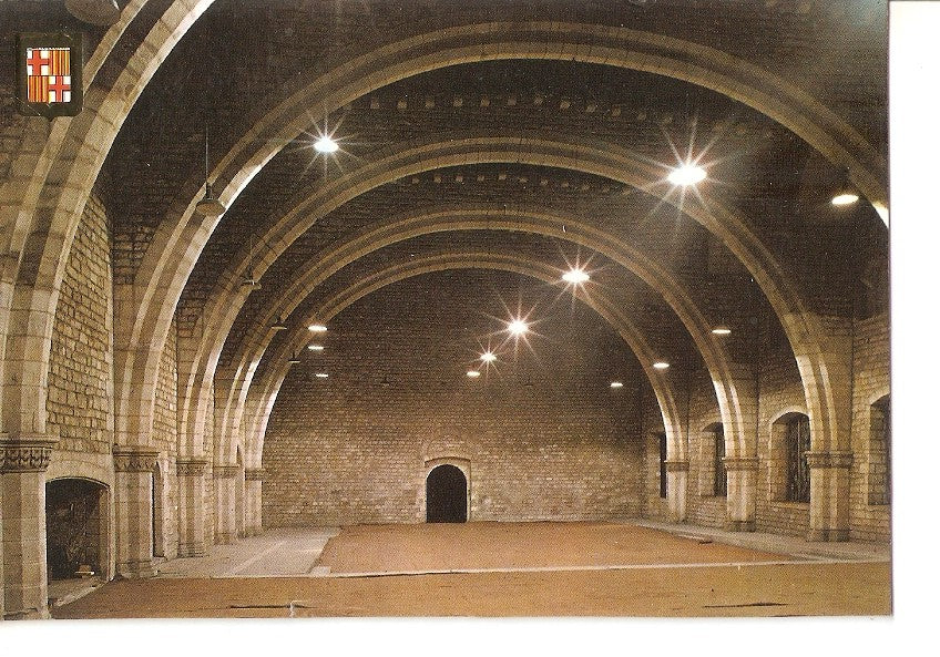 Postal 038938 : Barcelona. Barri Gotic. Salo del Tinell