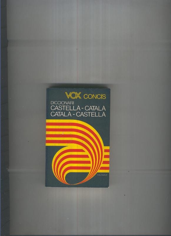 Vox concis diccionari Castella-Catala. Catala-Castella