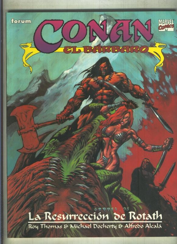 Novela Grafica Conan el barbaro: La resurreccion de Rothah